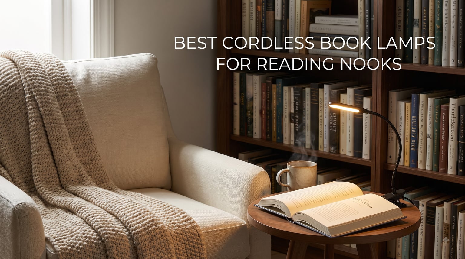 best cordless book lamps for reading nooks