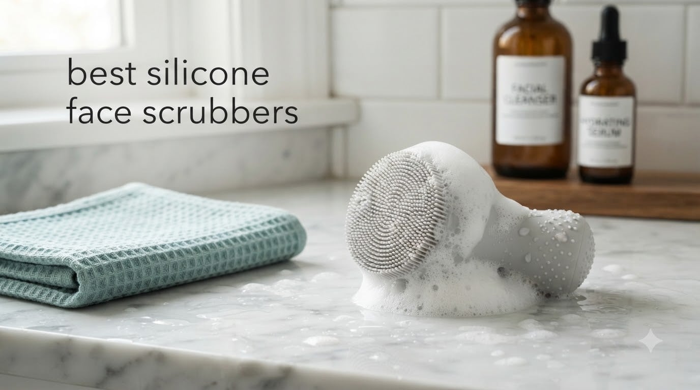 best silicone face scrubbers