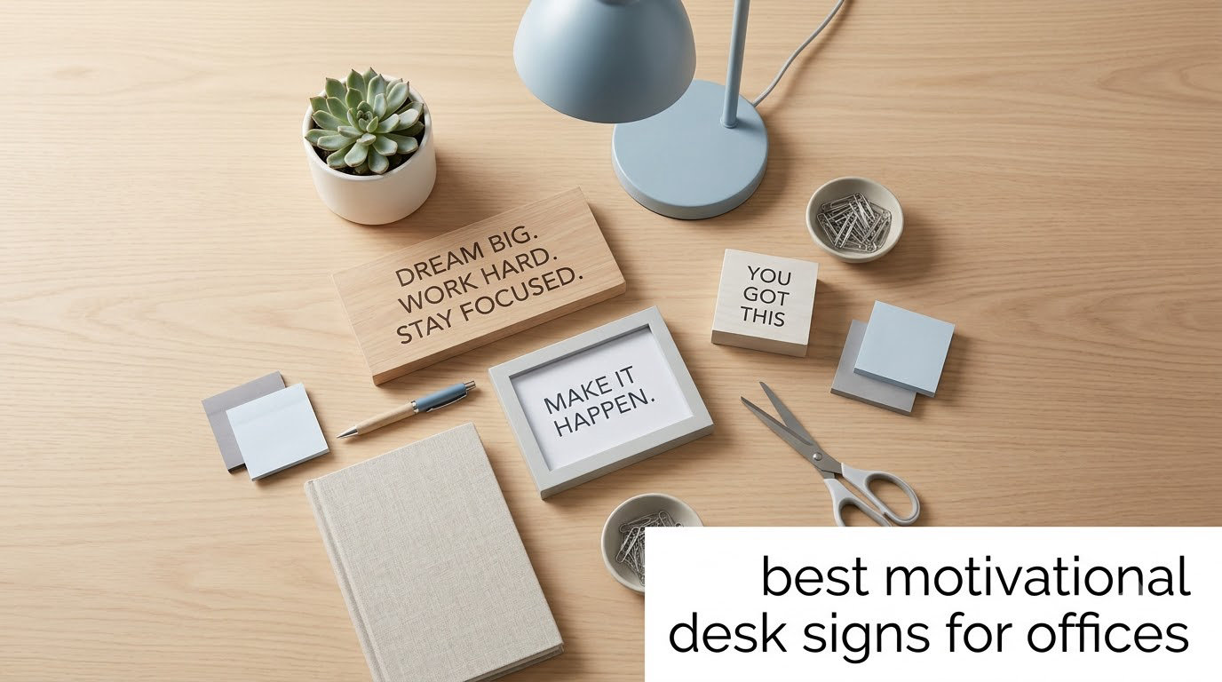 best motivational desk signs for offices