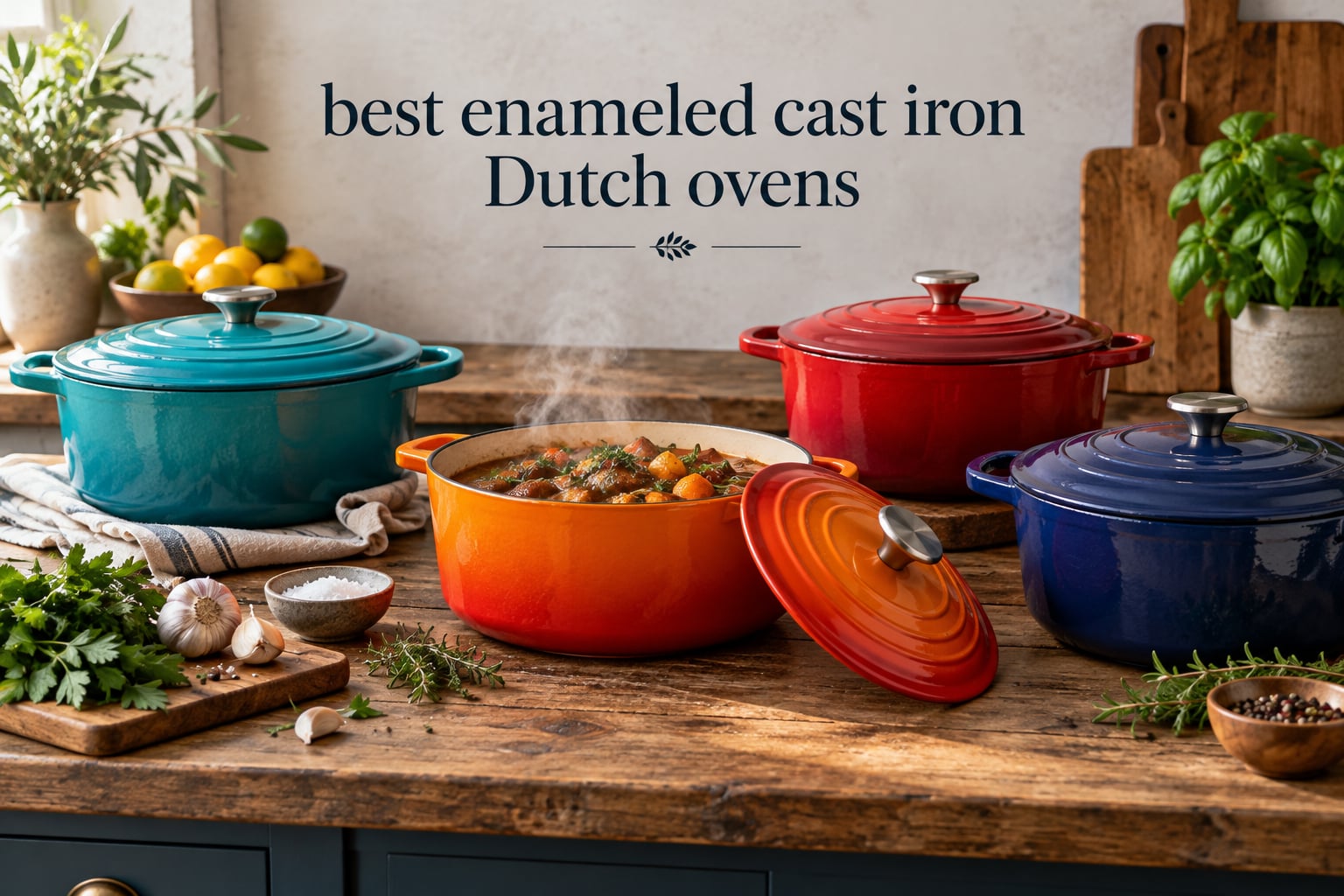 best enameled cast iron Dutch ovens