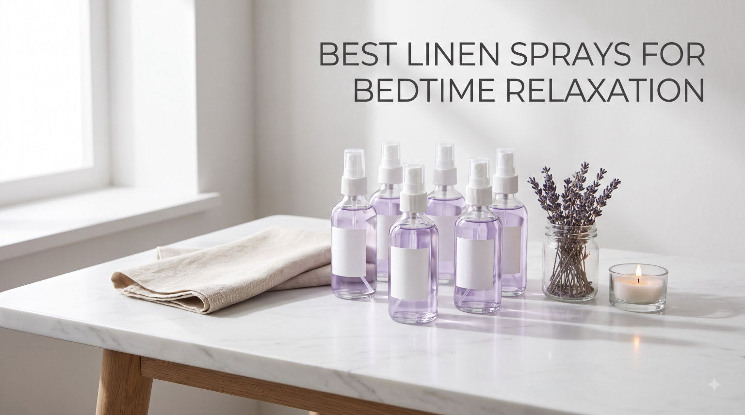 best linen sprays for bedtime relaxation