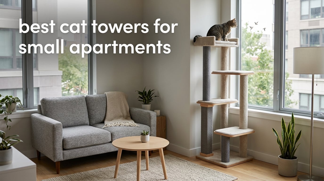best cat towers for small apartments