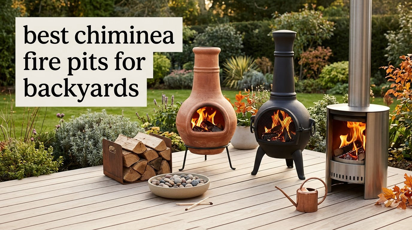 best chiminea fire pits for backyards