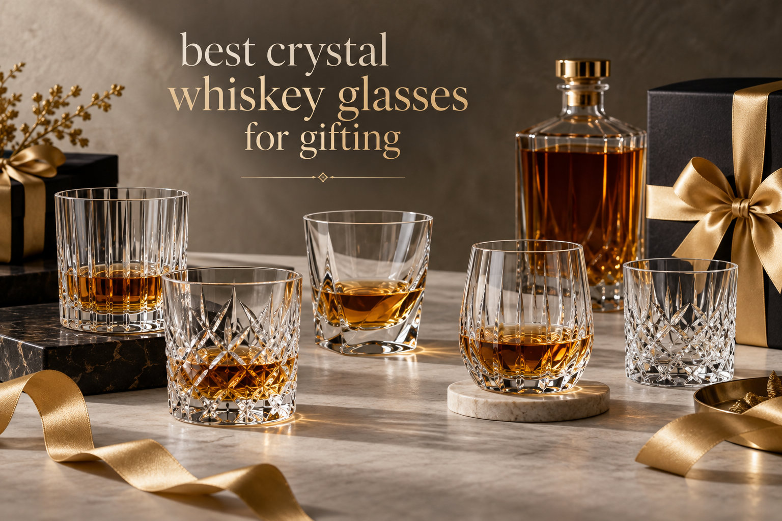 best crystal whiskey glasses for gifting