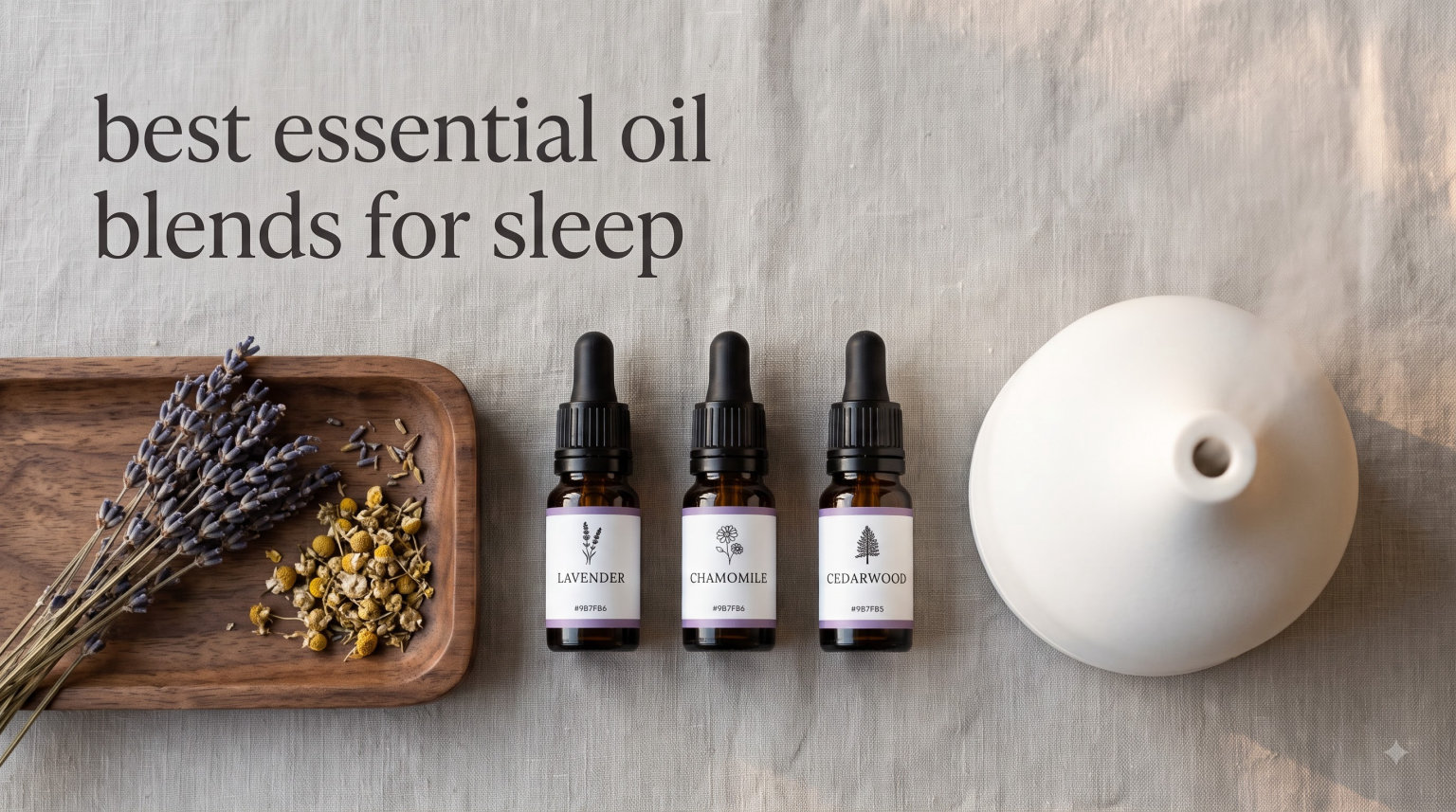 best essential oil blends for sleep
