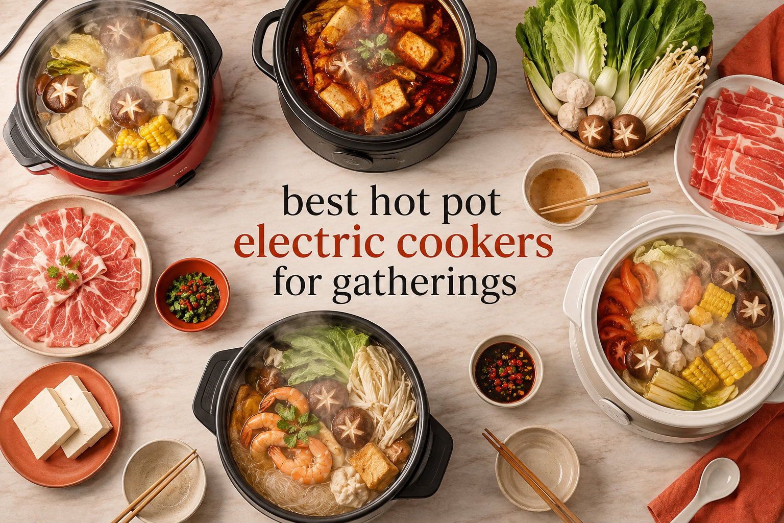 best hot pot electric cookers for gatherings