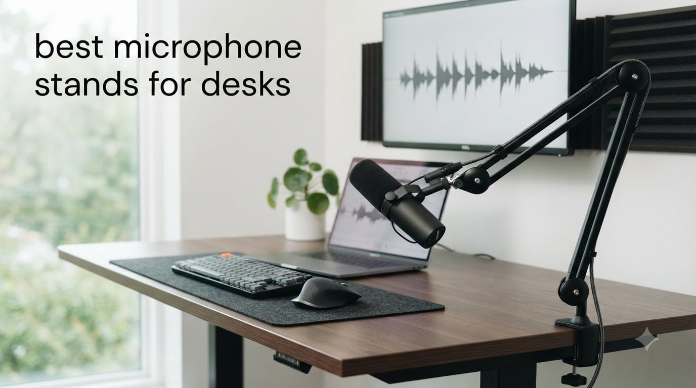 best microphone stands for desks