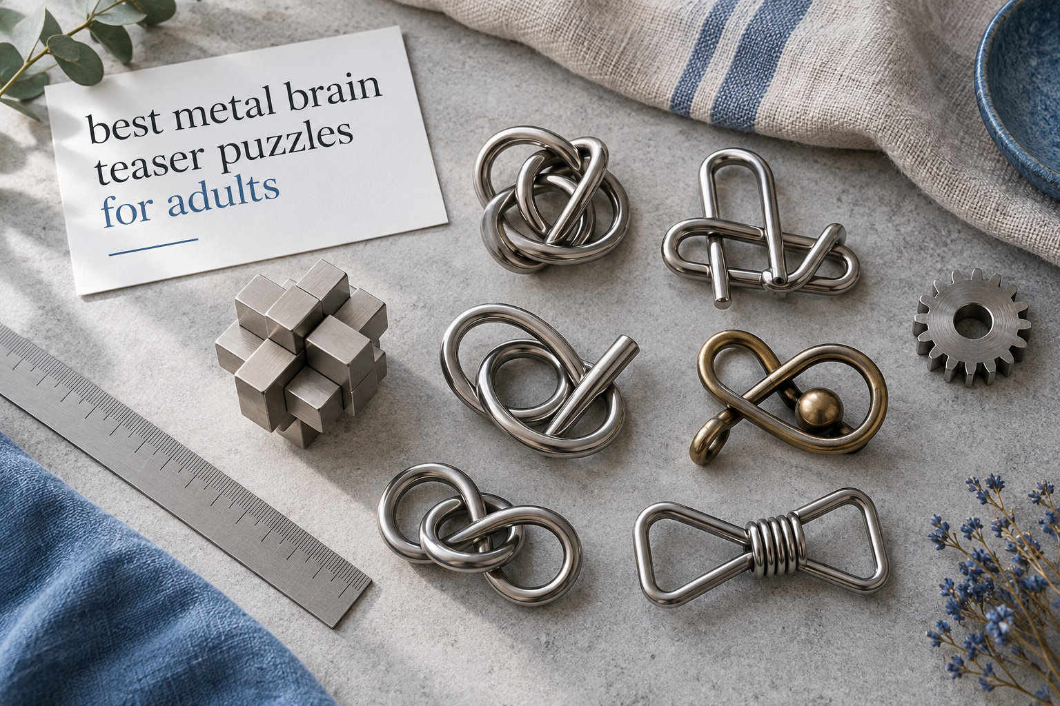 best metal brain teaser puzzles for adults