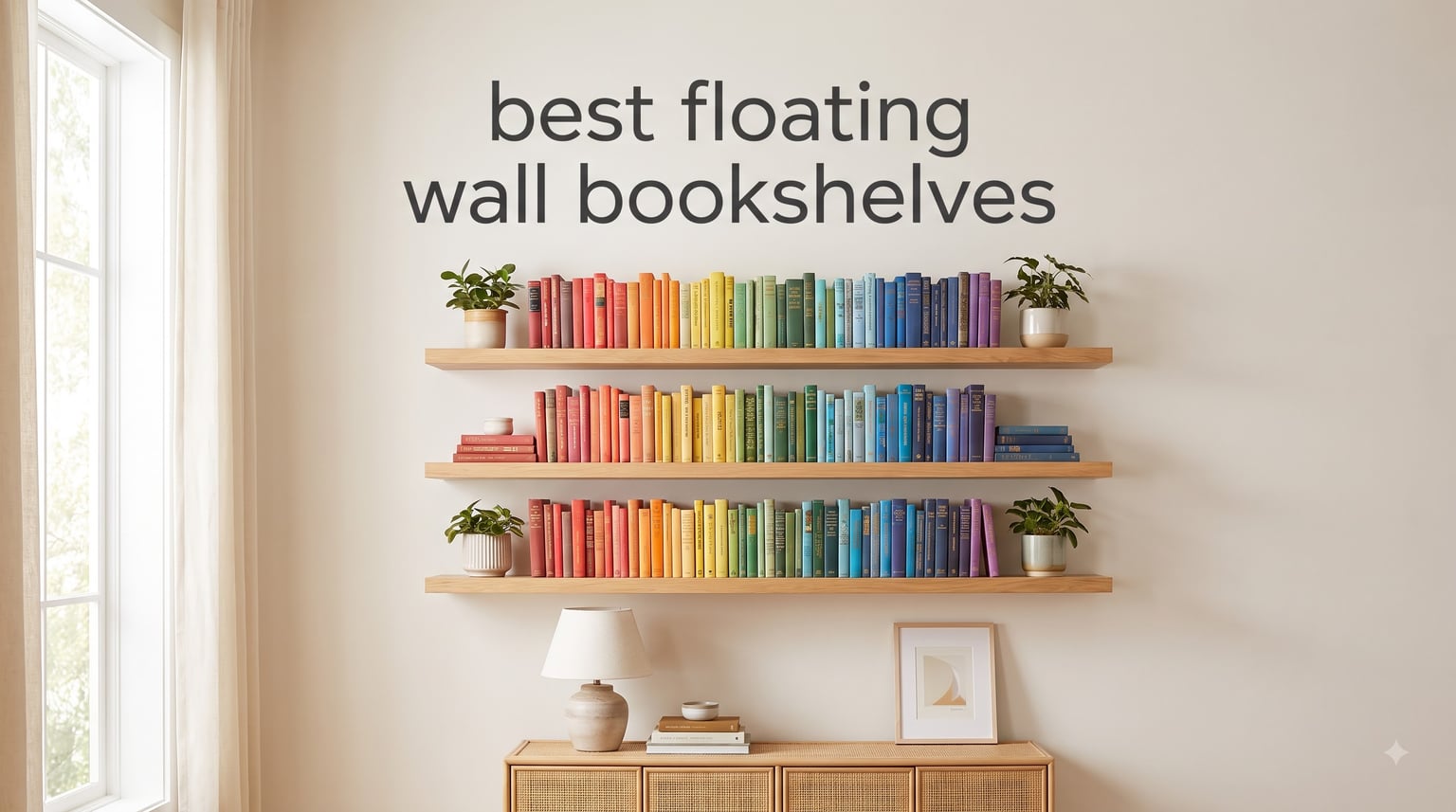 best floating wall bookshelves