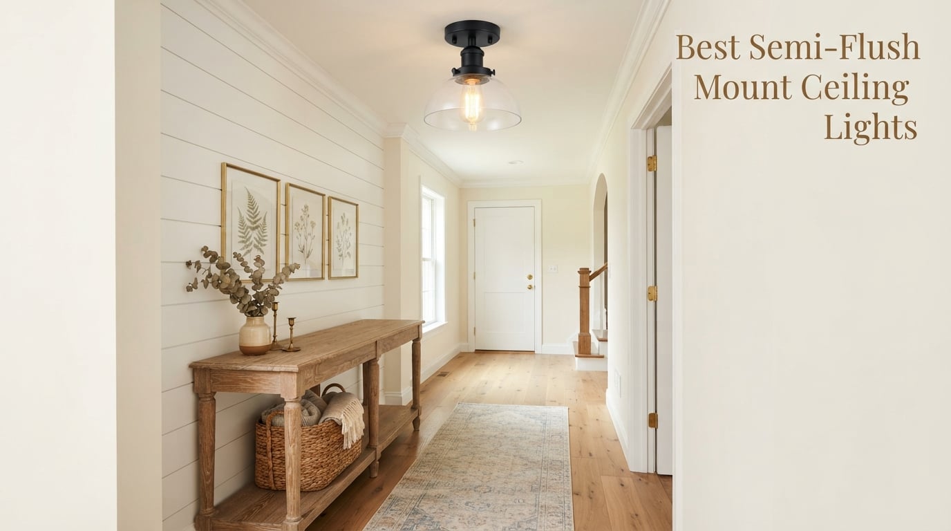 Best Semi-Flush Mount Ceiling Lights