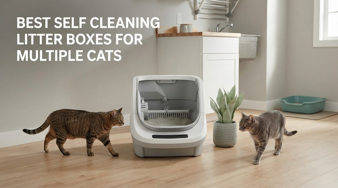 best self cleaning litter boxes for multiple cats