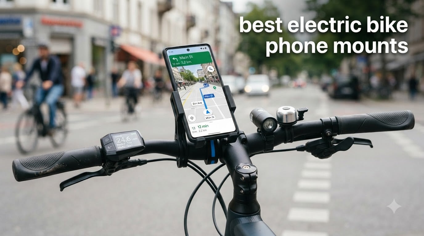 best electric bike phone mounts