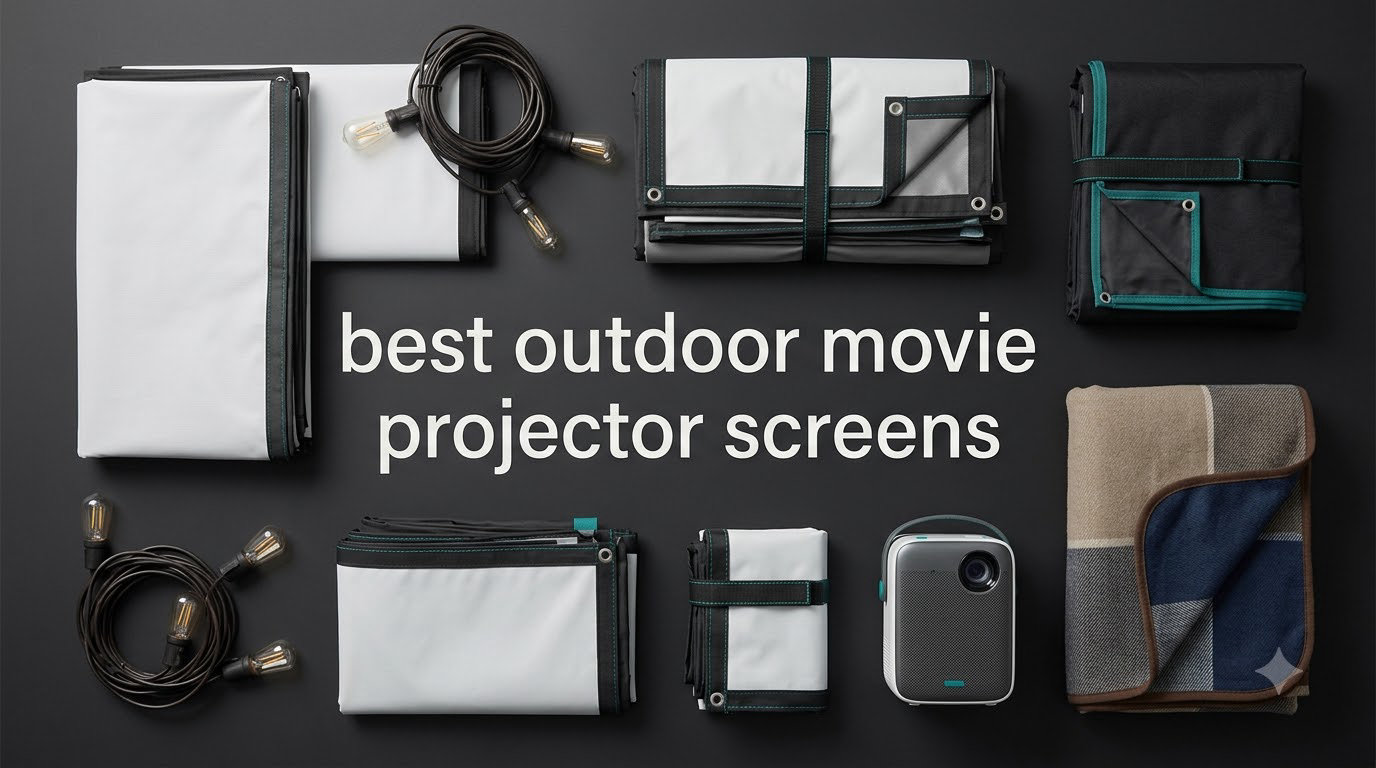 best outdoor movie projector screens