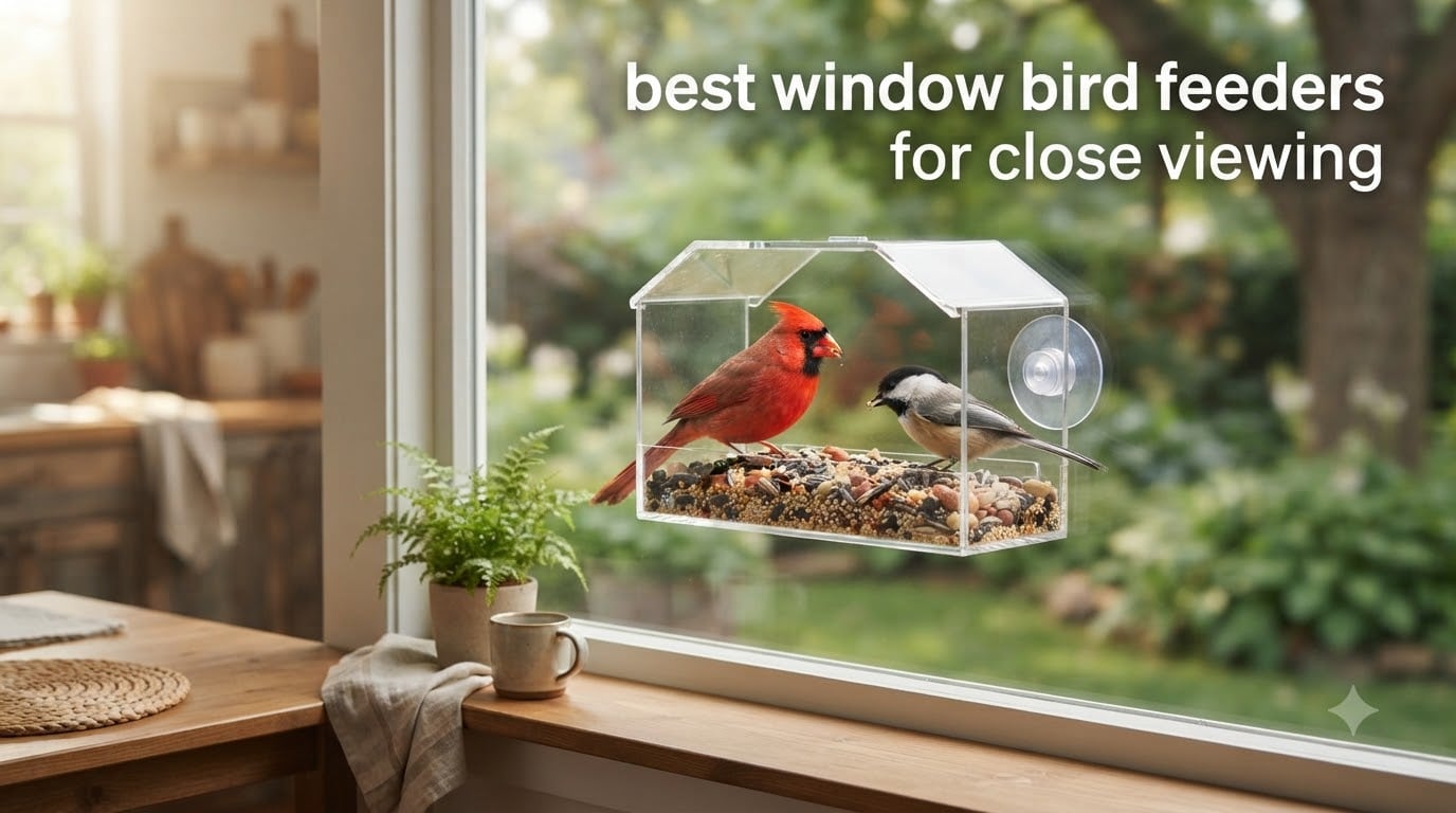 best window bird feeders for close viewing
