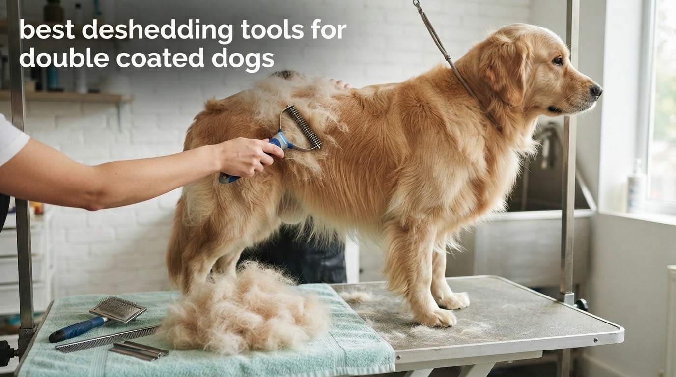 best deshedding tools for double coated dogs