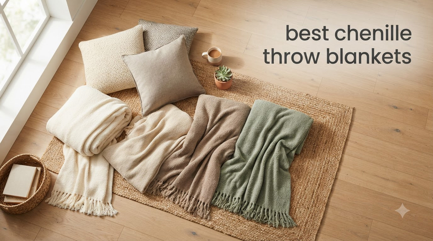 best chenille throw blankets