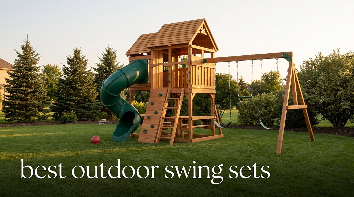 best outdoor swing sets