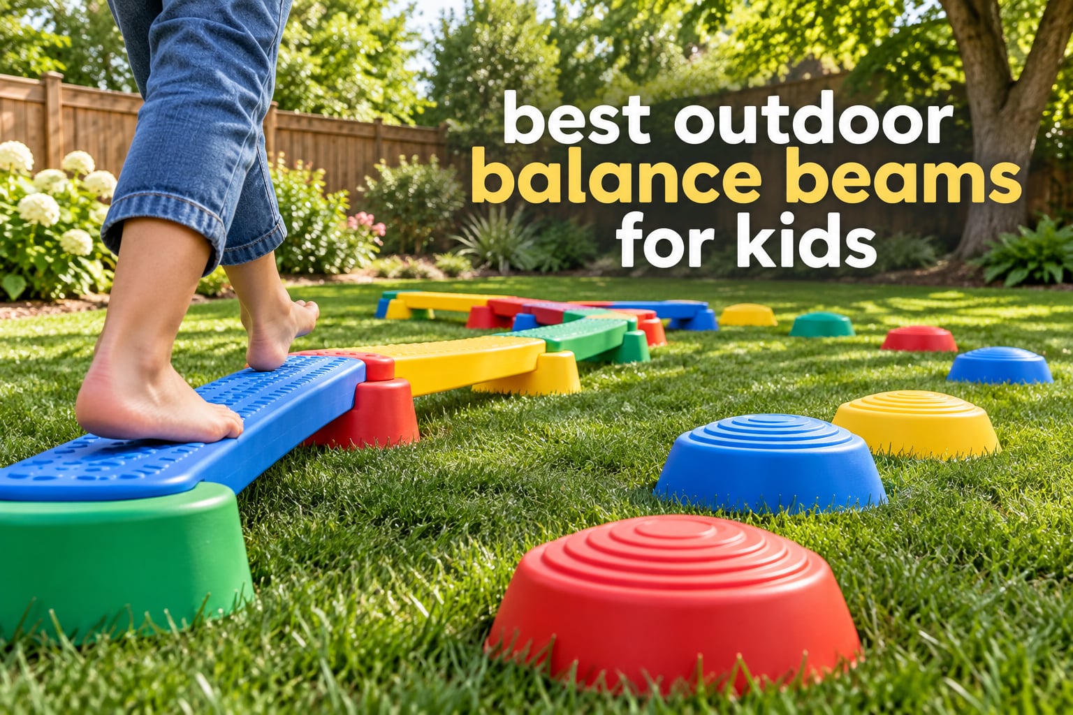 best outdoor balance beams for kids