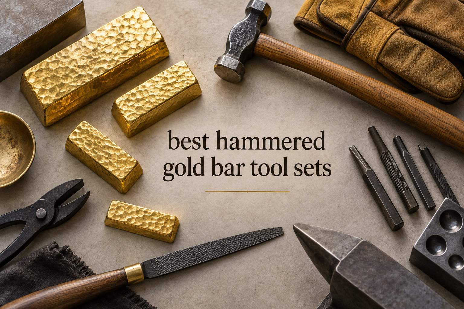 best hammered gold bar tool sets