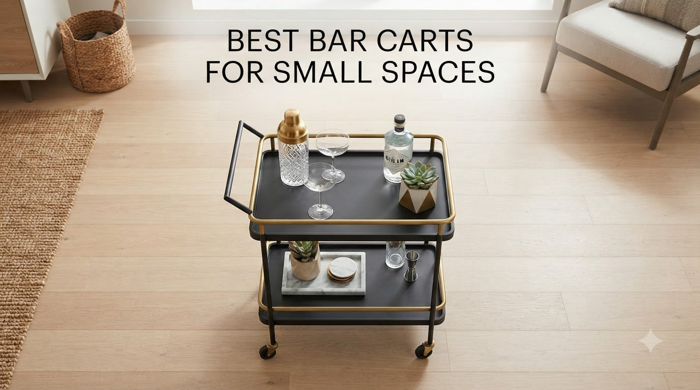 best bar carts for small spaces