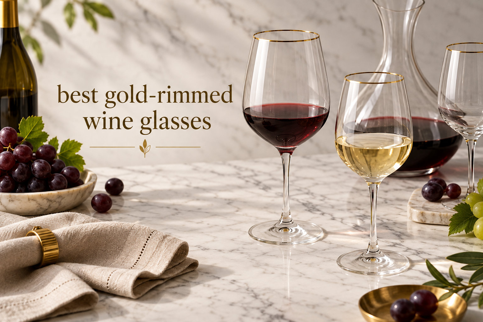 best gold-rimmed wine glasses