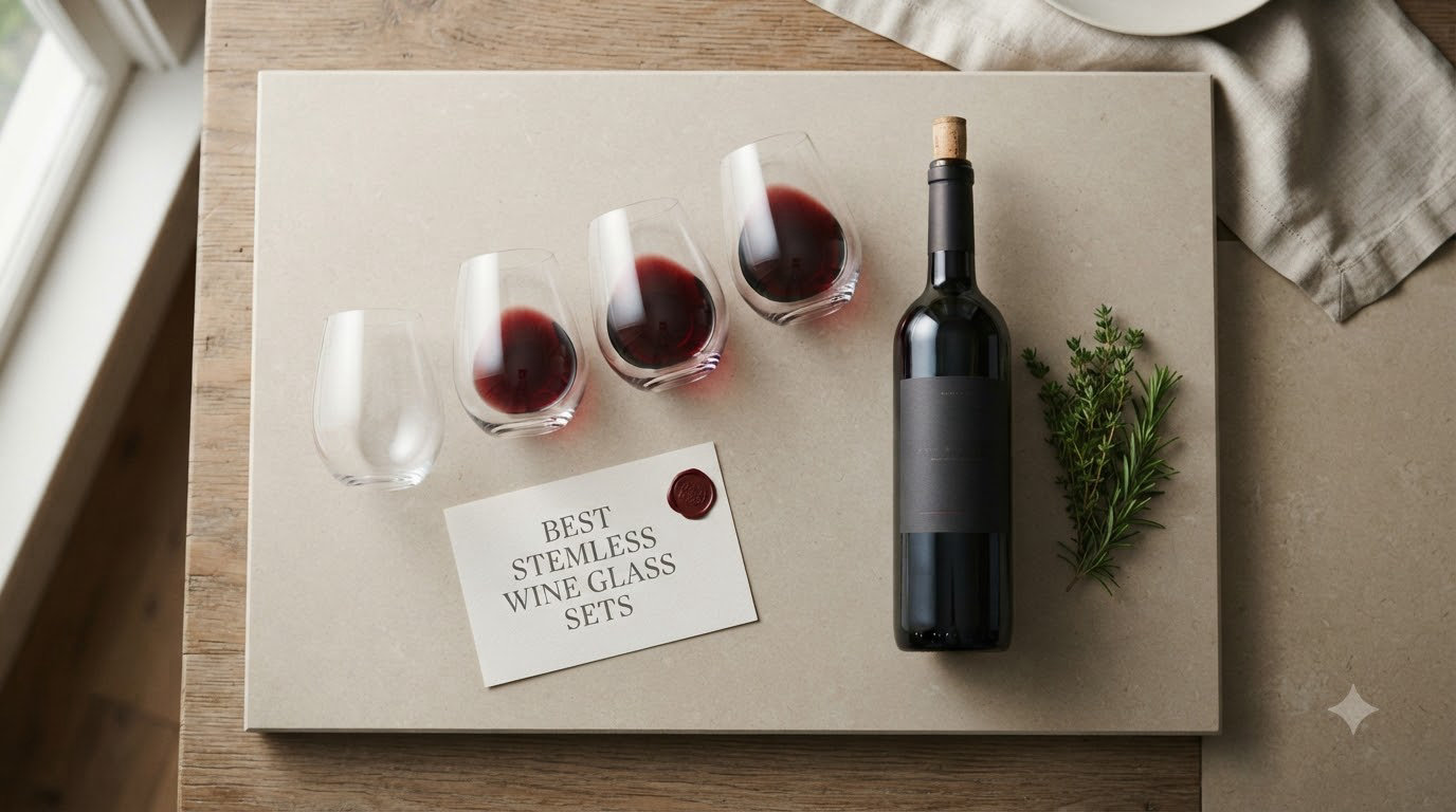 best stemless wine glass sets