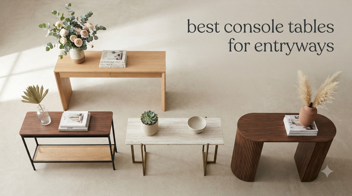 best console tables for entryways