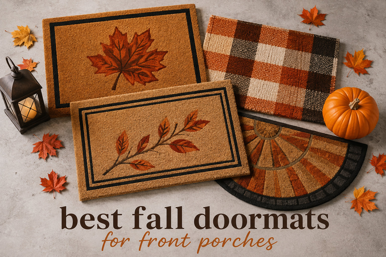best fall doormats for front porches