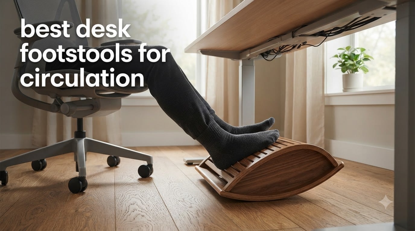 best desk footstools for circulation