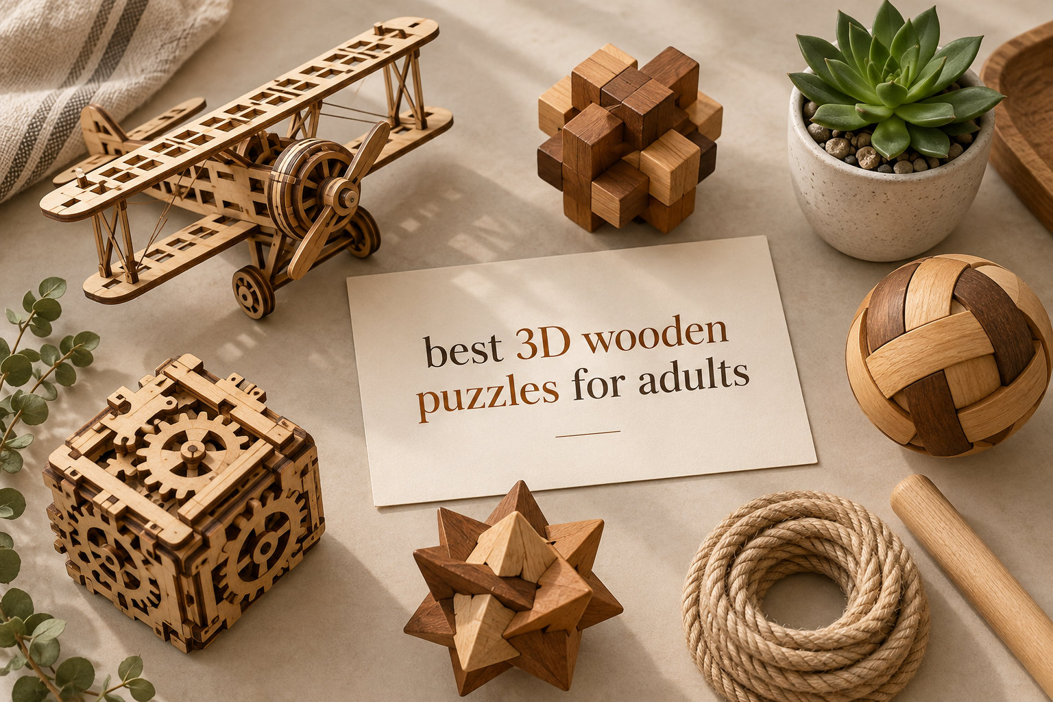 best 3D wooden puzzles for adults