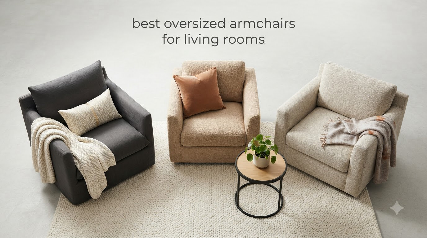 best oversized armchairs for living rooms