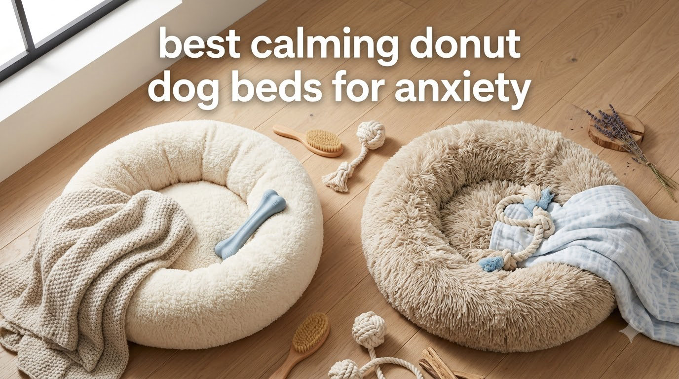 best calming donut dog beds for anxiety