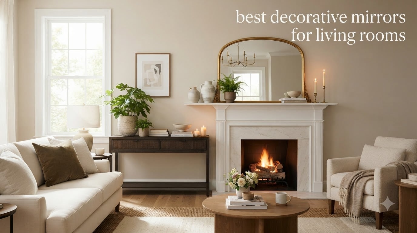 best decorative mirrors for living rooms
