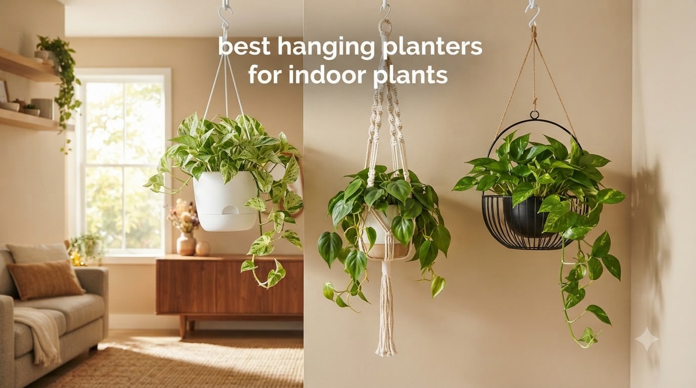 best hanging planters for indoor plants