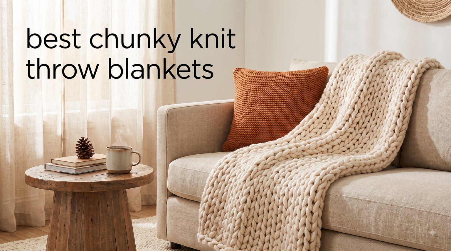 best chunky knit throw blankets