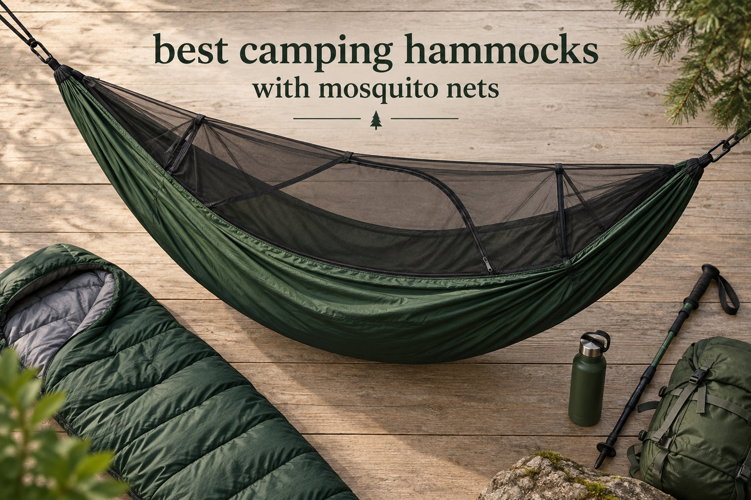 best camping hammocks with mosquito nets