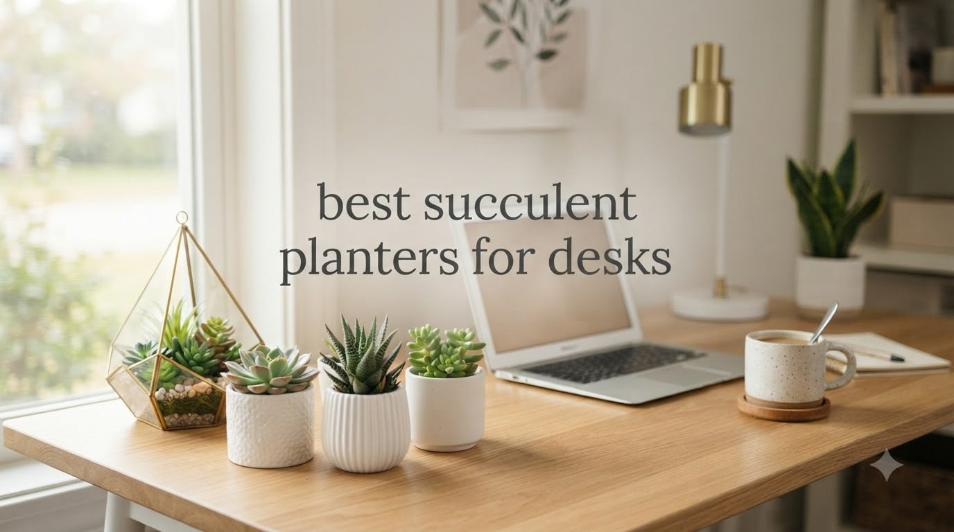 best succulent planters for desks
