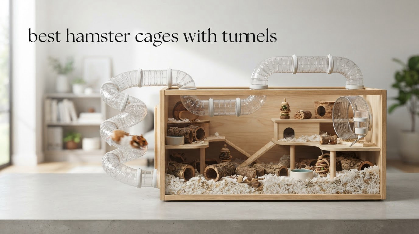 best hamster cages with tunnels