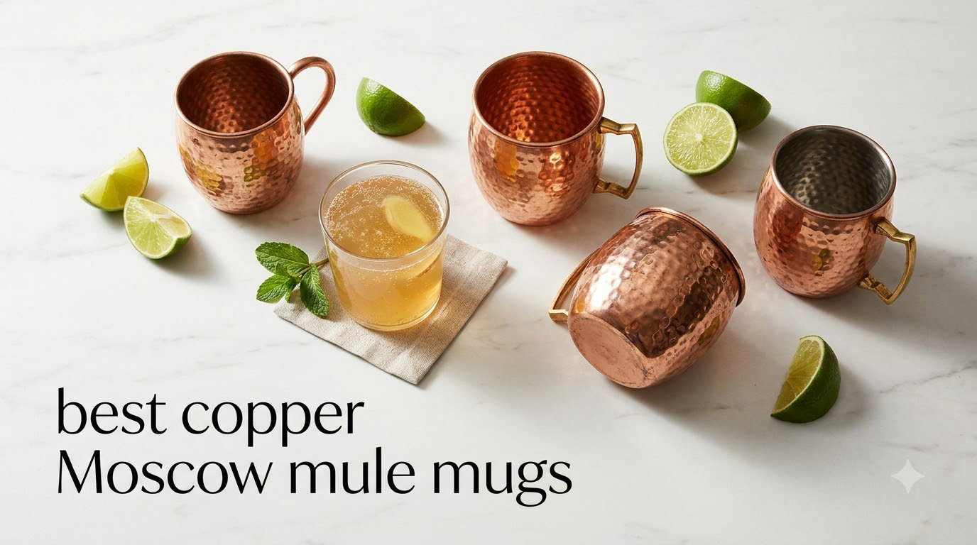 best copper Moscow mule mugs