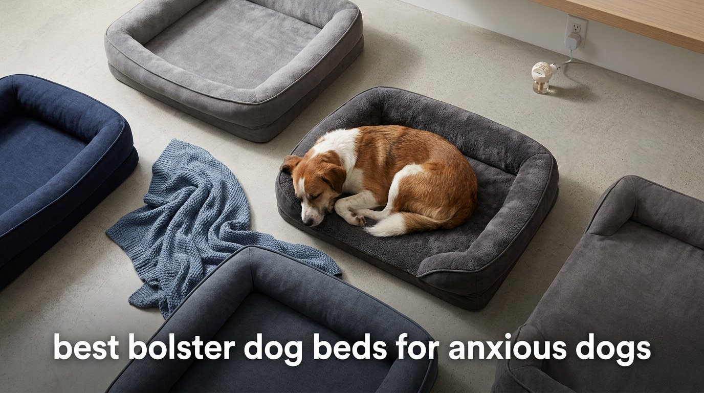 best bolster dog beds for anxious dogs