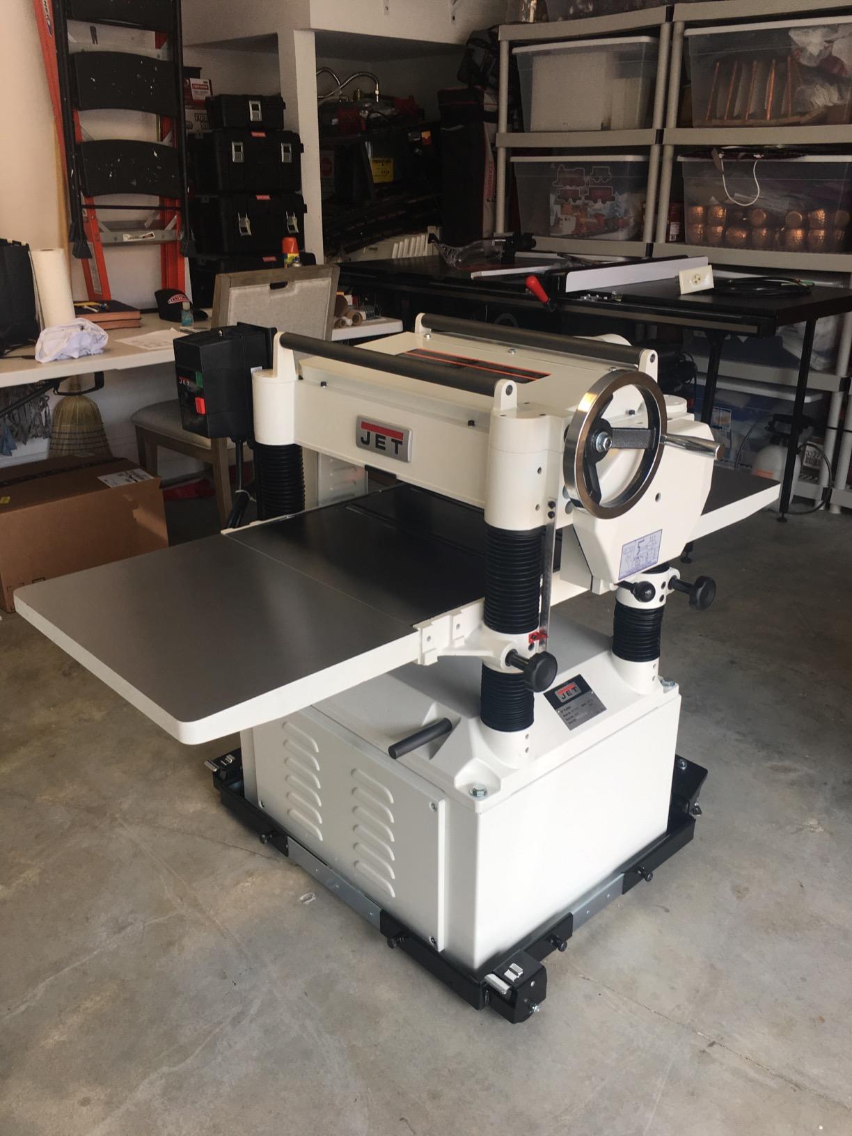 JET 20-Inch Planer, Helical Cutterhead, 5 HP, 230V 1Ph (Model JWP-208HH) customer photo 2