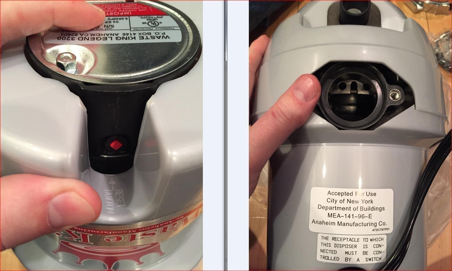 Moen L-3200 Waste King 3/4 HP Garbage Disposal with Power Cord customer photo 2