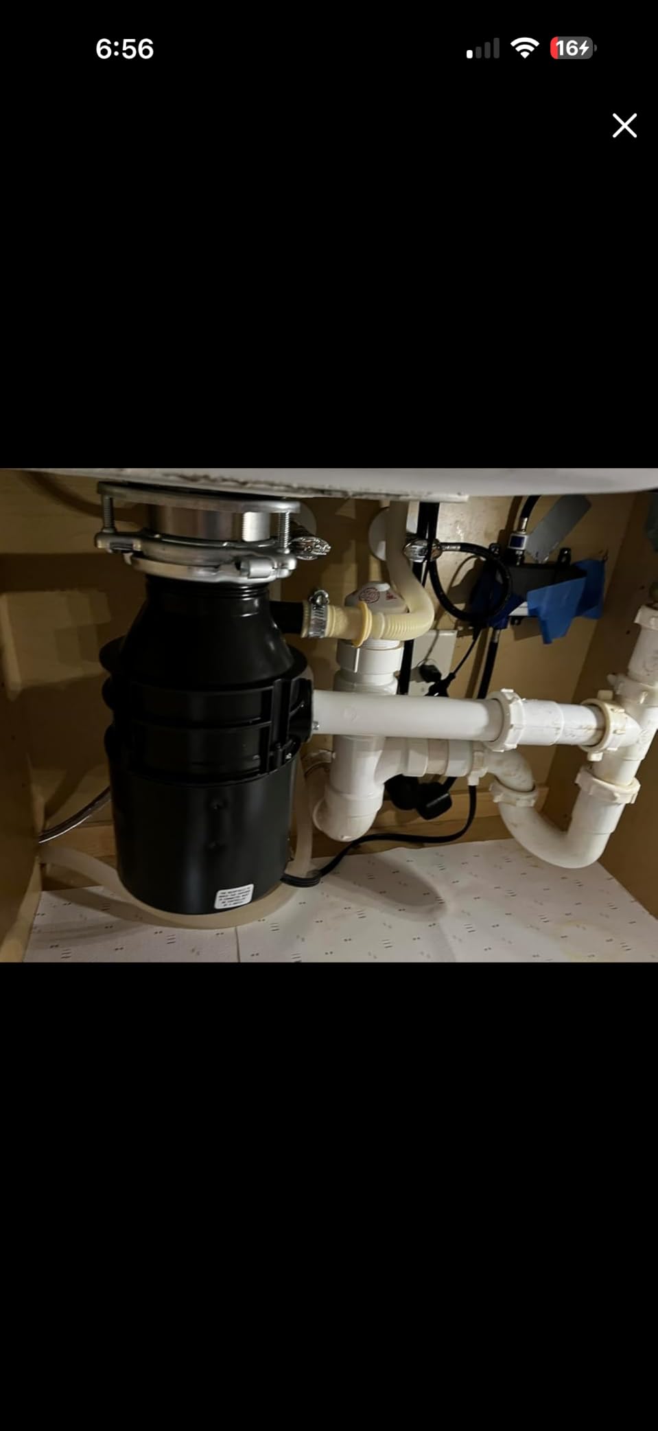 InSinkErator Badger 5XP Garbage Disposal with Power Cord, Badger Series 3/4 HP Continuous Feed Food Waste Disposer customer photo 1