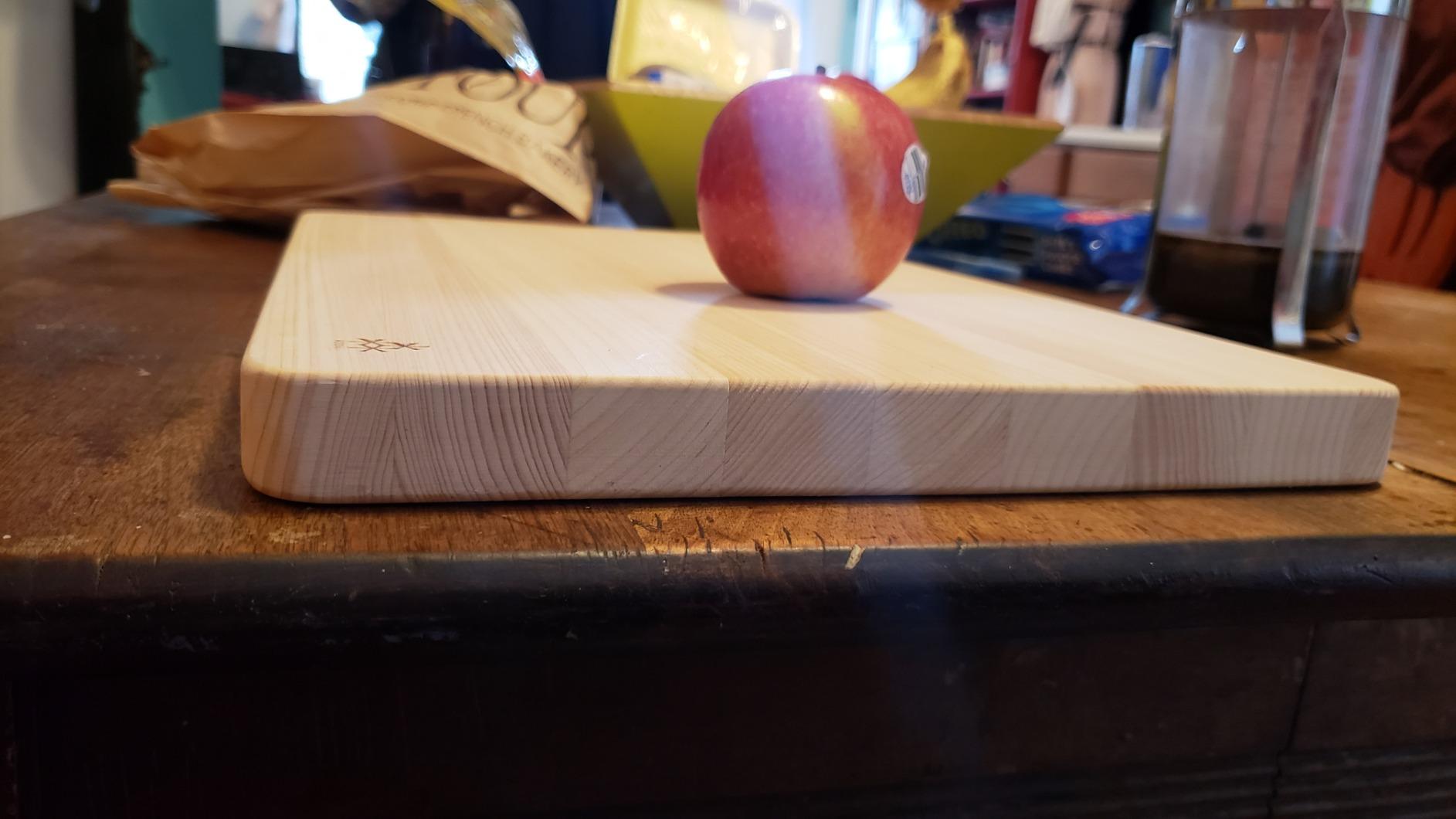 Hinoki Japanese Cypress Wood Cutting Board, Large customer photo 1