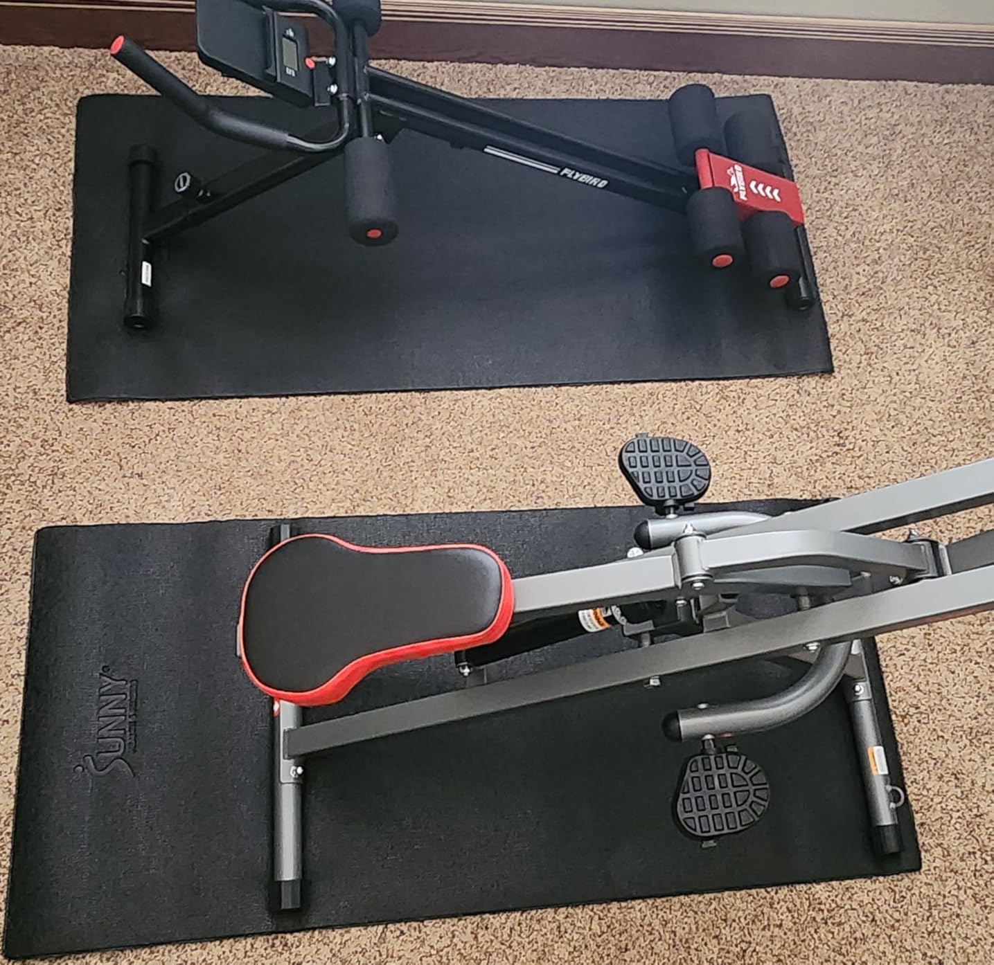 Sunny Health & Fitness Equipment Mats, Home Gym Floor Protection, 4 Sizes customer photo 2