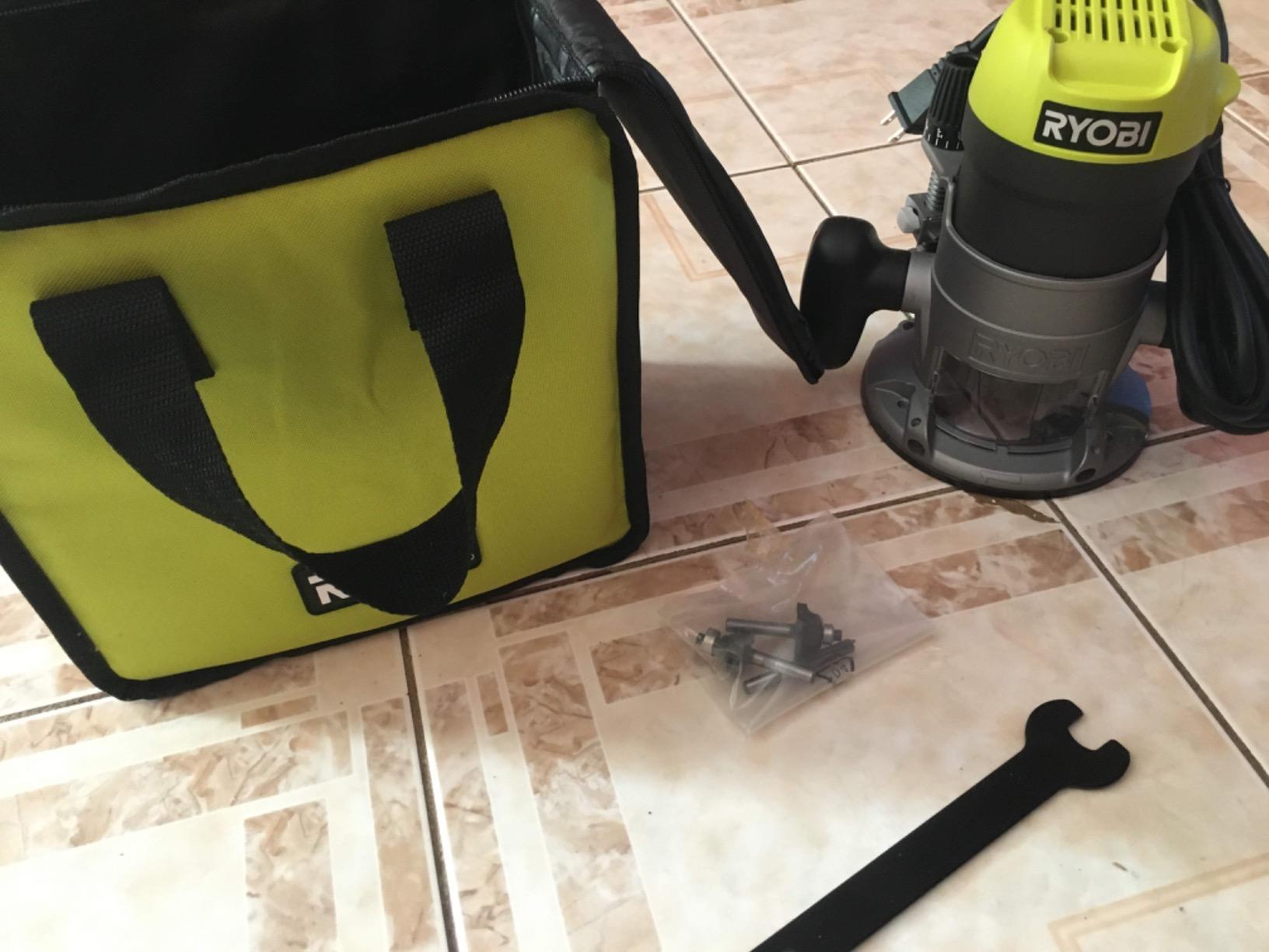 RYOBI 8.5 AMP 1-1/2 Peak HP Fixed Base Corded Router R1631K customer photo 2