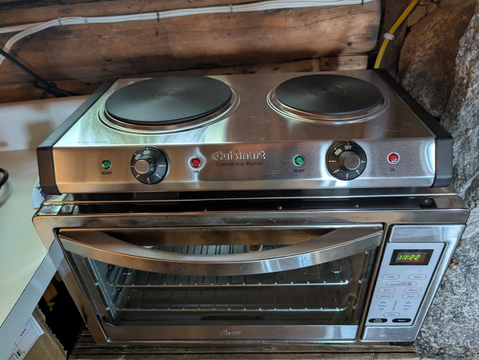 Cuisinart Double Burner Hot Plate, 1800W, Stainless Steel/Black customer photo 2