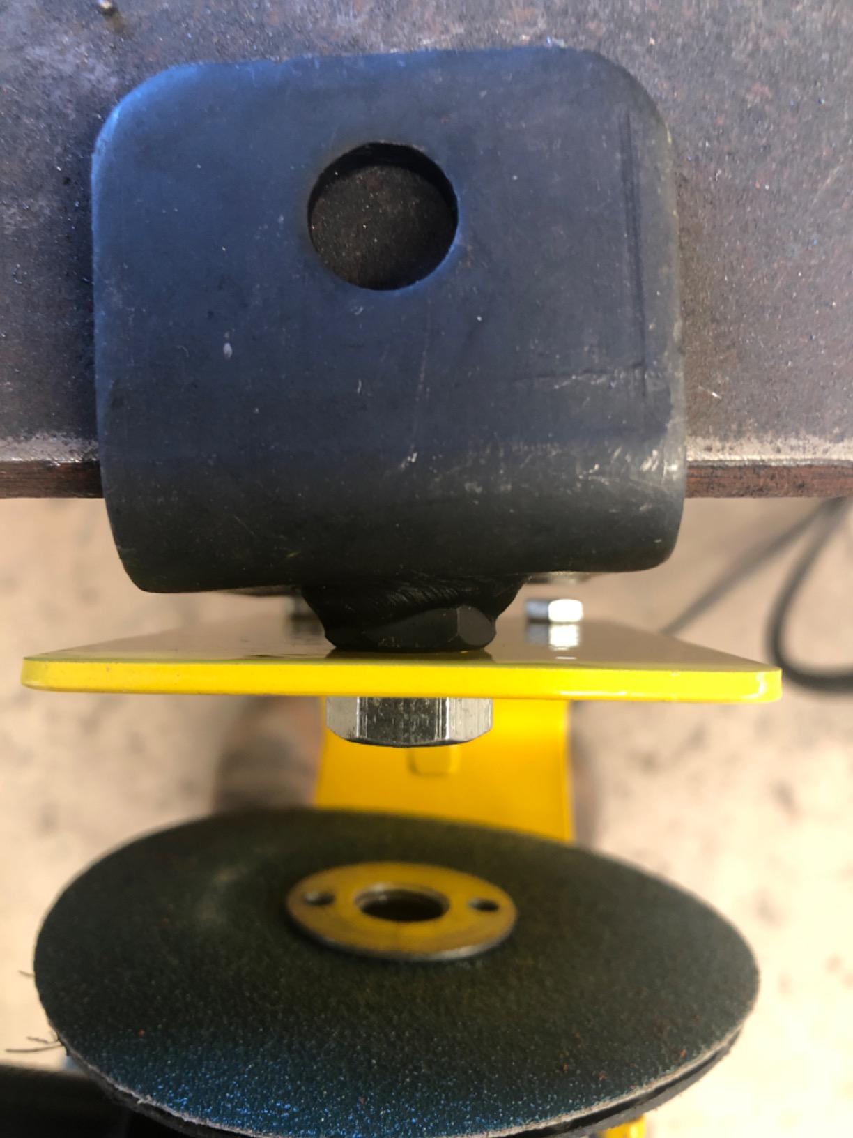 Strong Hand Tools Power Grinder Rest, Vertical Mounting Plate, Disk Holder, Holds Most 5