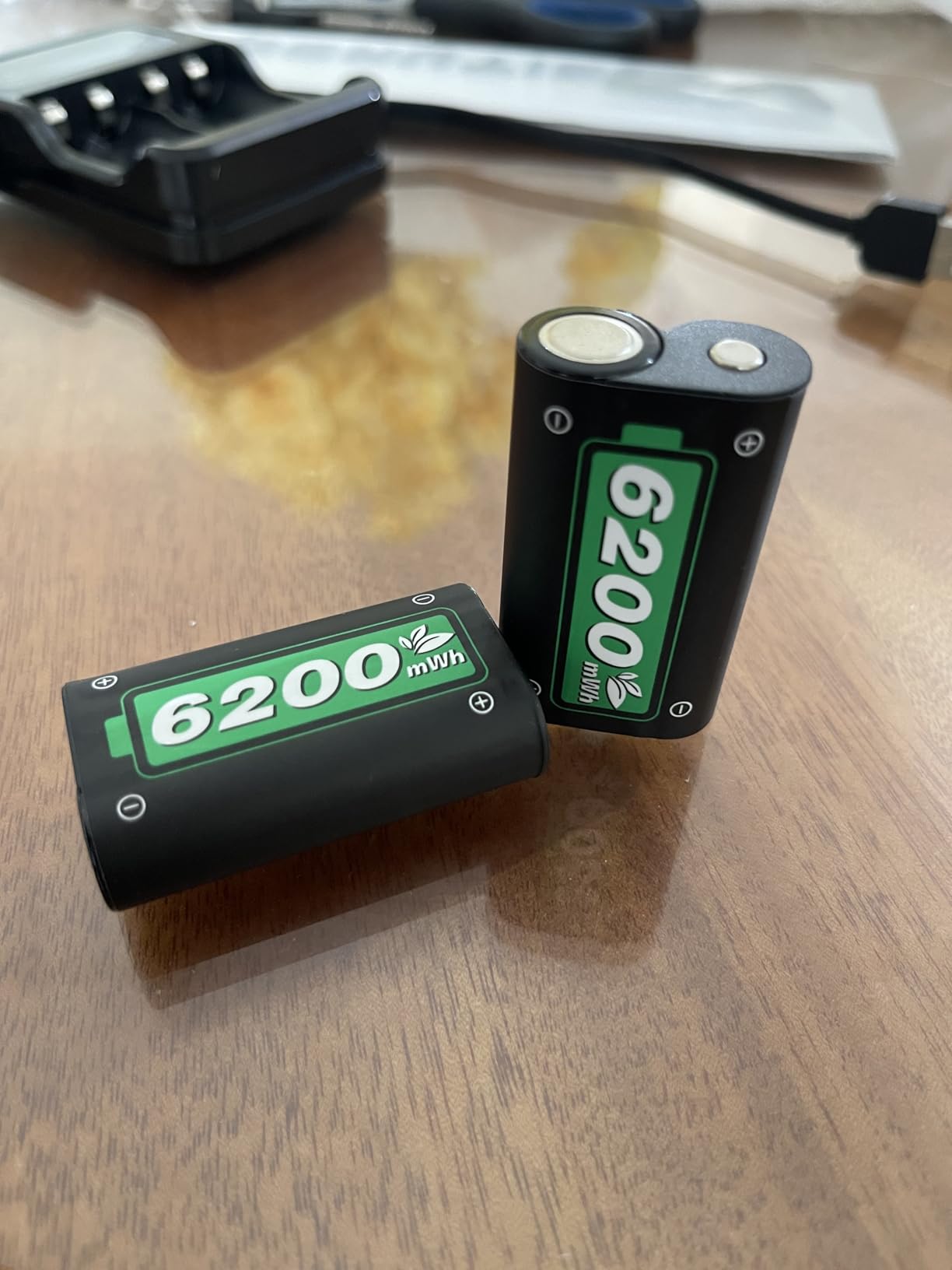 Ponkor Rechargeable Battery Pack for Xbox Controllers, 6200 mWh Fast Charging Kit for Series X|S & Xbox One customer photo 1