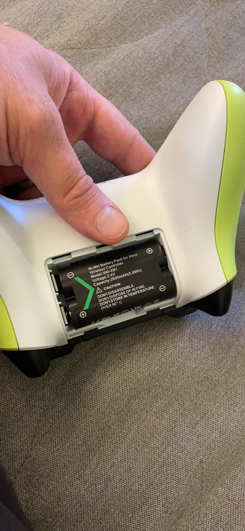 Ponkor Rechargeable Battery Pack for Xbox Controllers, 6200 mWh Fast Charging Kit for Series X|S & Xbox One customer photo 2